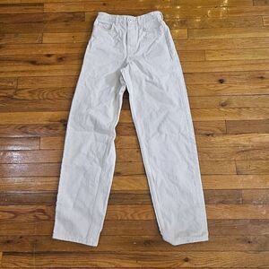 COS Women's Straight Leg Jeans - Cream